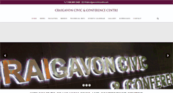 Desktop Screenshot of craigavonciviccentre.com