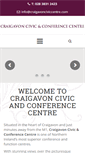 Mobile Screenshot of craigavonciviccentre.com